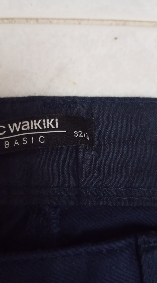 Parlak Lacivert erkek Denim Pantolon - Görsel 4