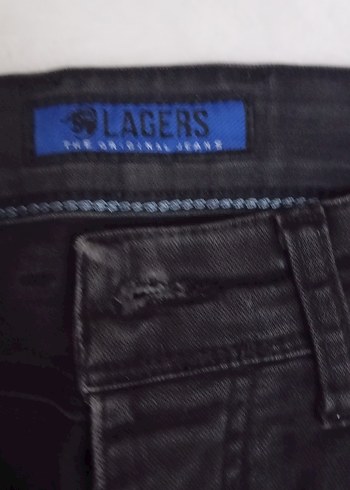 Erkek Siyah Fit Denim Jean - Görsel 2