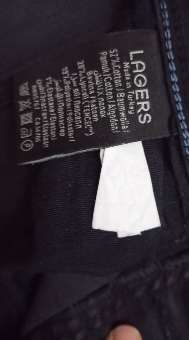 Erkek Siyah Fit Denim Jean - Görsel 3