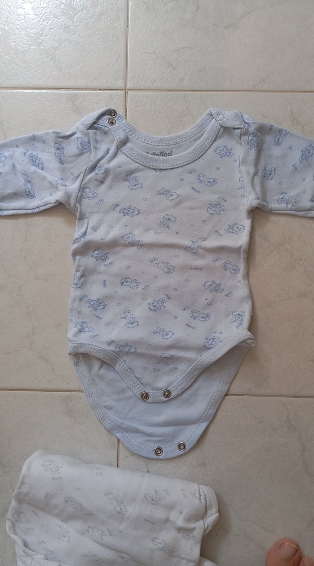 Uzun Kollu Pamuk Bebek Body - Pastel Renkler - Görsel 4