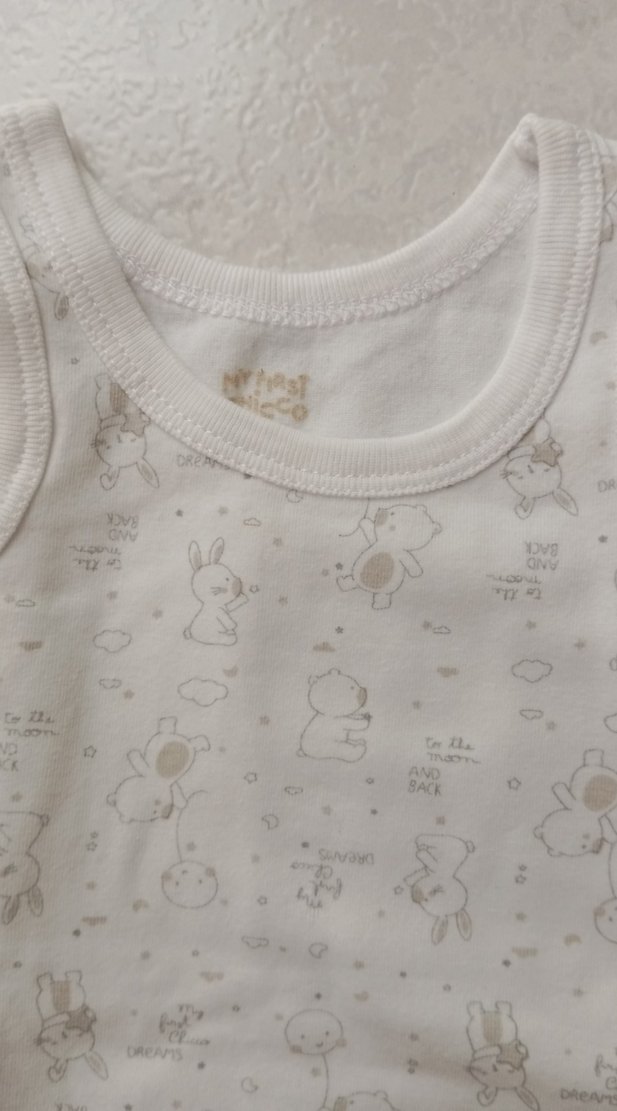 Bebek Erkek Kolsuz Pamuklu Body - Görsel 2