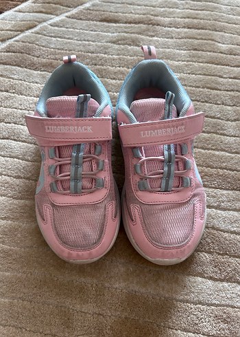 Kız Çocuk Pembe Velcro Spor Ayakkabı
