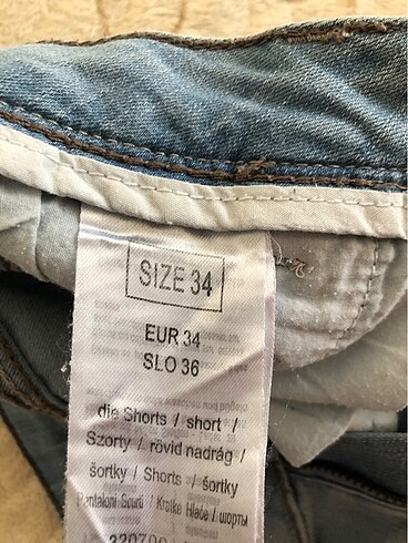 xs Beden mavi Renk Mini şort