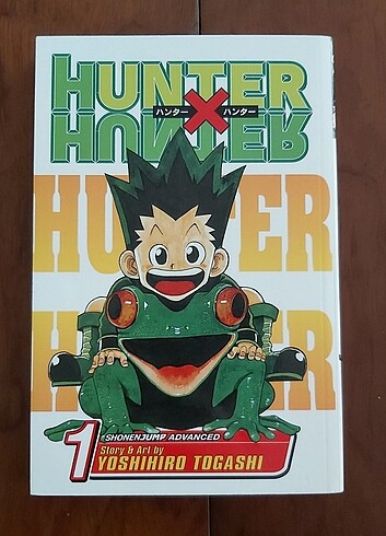 Hunter X Hunter Manga 1. Cilt İngilizce Basım 