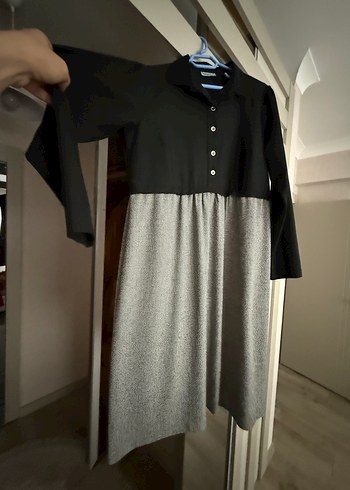 Uzun Kollu Hamile Elbise - Görsel 2