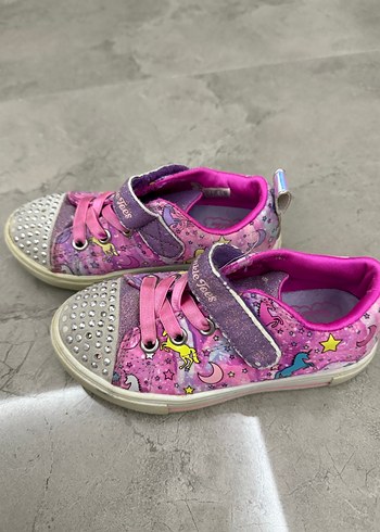 Pembe Payetli Kız Çocuk Spor Ayakkabı - Görsel 4