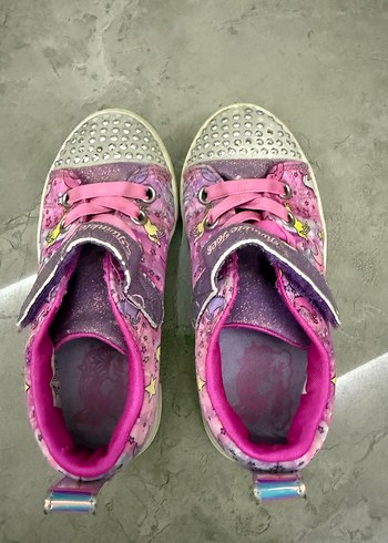 Pembe Payetli Kız Çocuk Spor Ayakkabı - Görsel 8