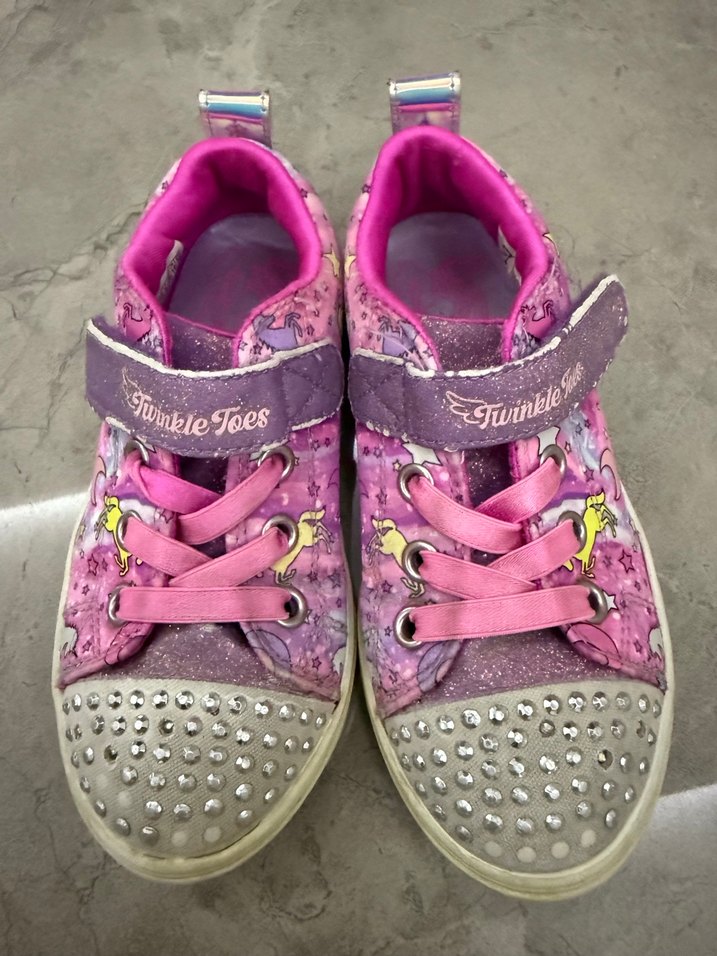 Pembe Payetli Kız Çocuk Spor Ayakkabı - Görsel 2