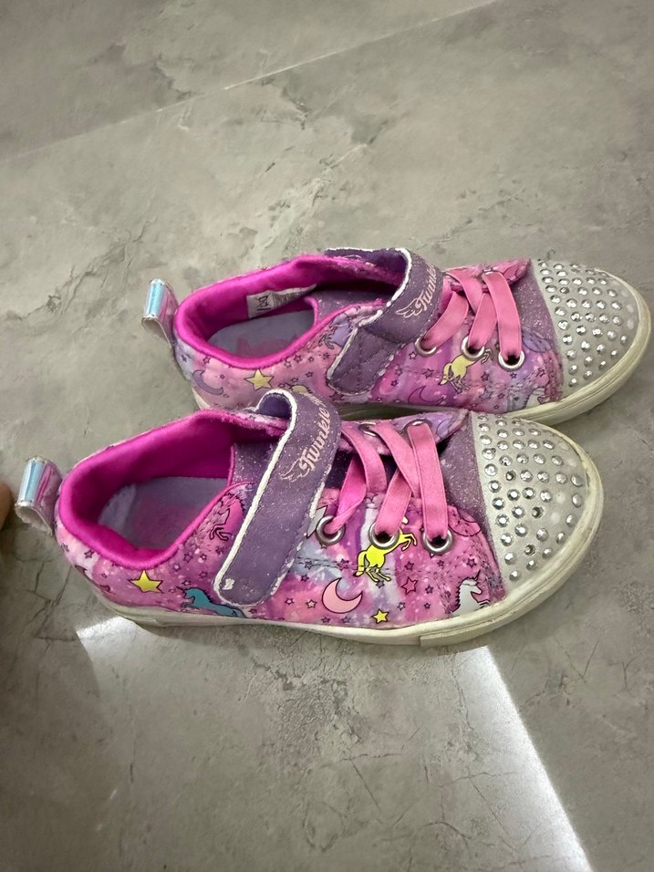 Pembe Payetli Kız Çocuk Spor Ayakkabı - Görsel 5