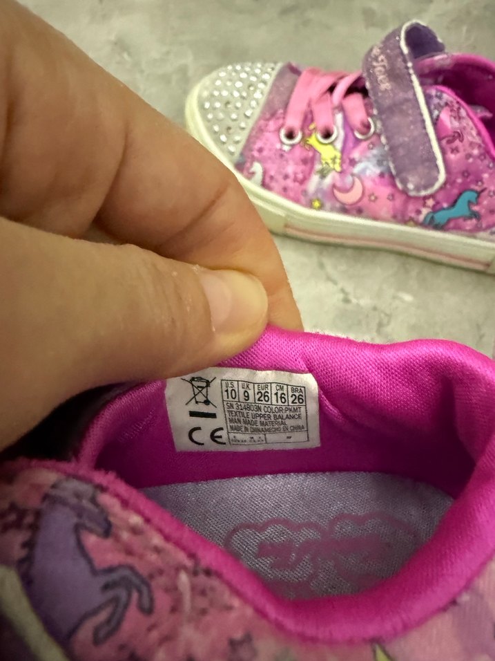 Pembe Payetli Kız Çocuk Spor Ayakkabı - Görsel 3