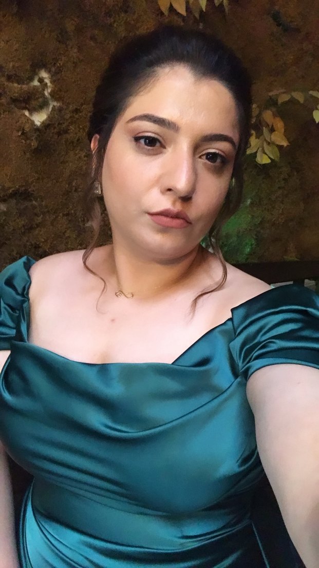 Uzun Drapeli Kadın Abiye Elbise - Görsel 3