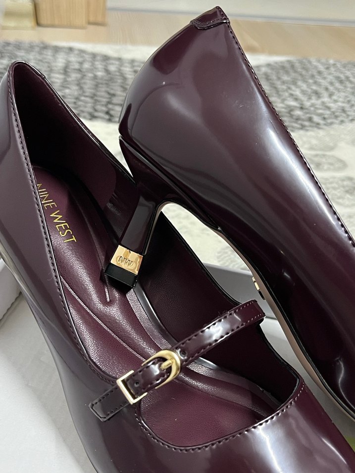 Nine West Bordo Stiletto - Görsel 2