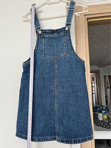 Mango Denim Salopet - Görsel 8