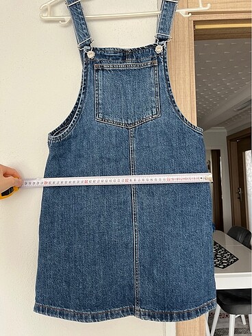 Mango Denim Salopet - Görsel 7