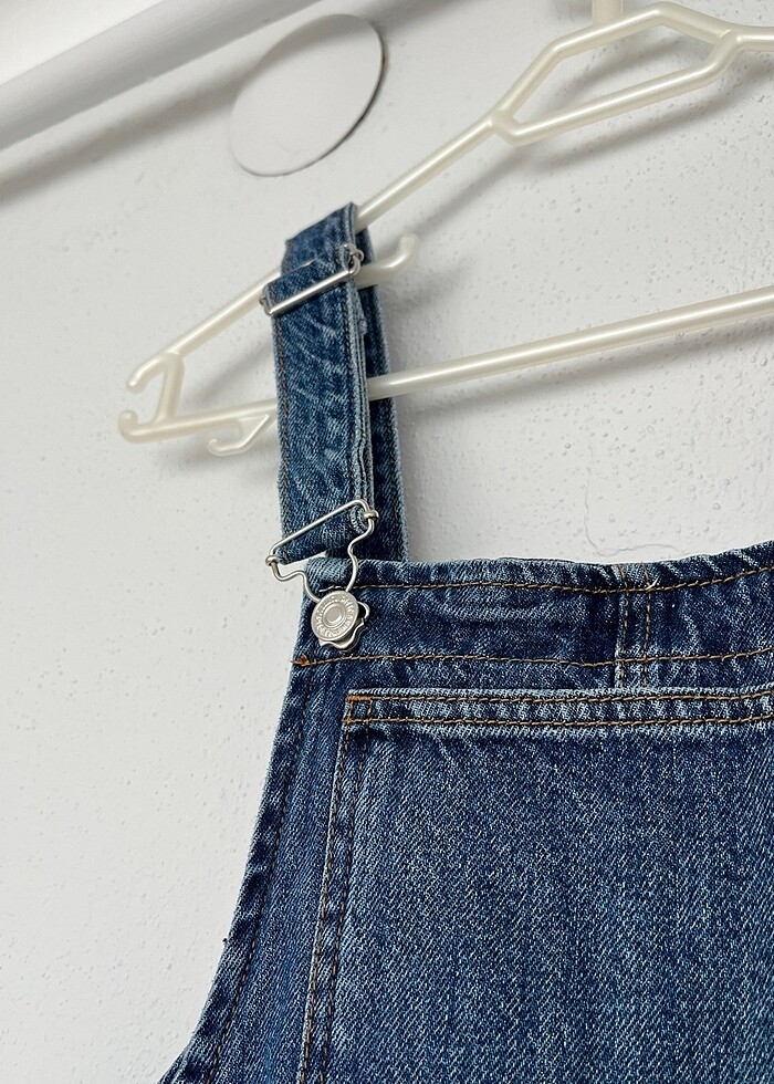 Mango Denim Salopet - Görsel 4