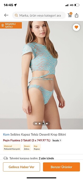 Kom Kom bikini takımı