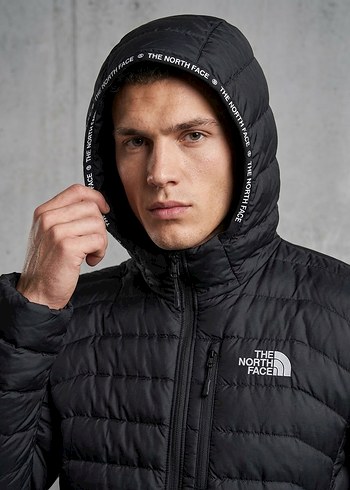 North Face The North Face Siyah Kapusonlu Sisme Ceket