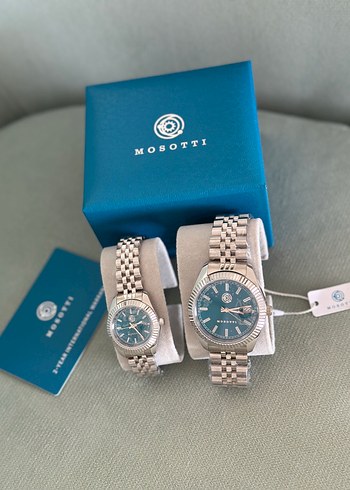 Casio Sıfır Mosotti paslanmaz çelik kadın erkek sevgili saati