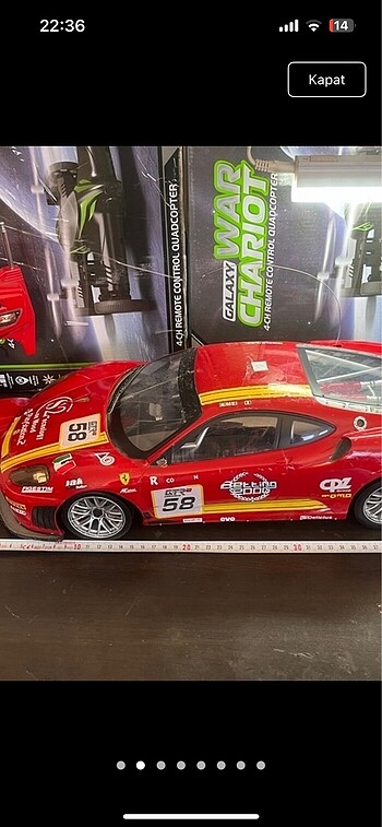 1/10 Ferrari uzaktan kumandalı