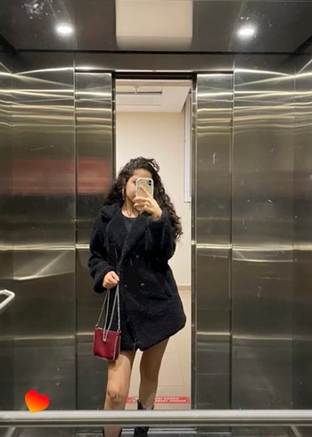 Zara Siyah kürk