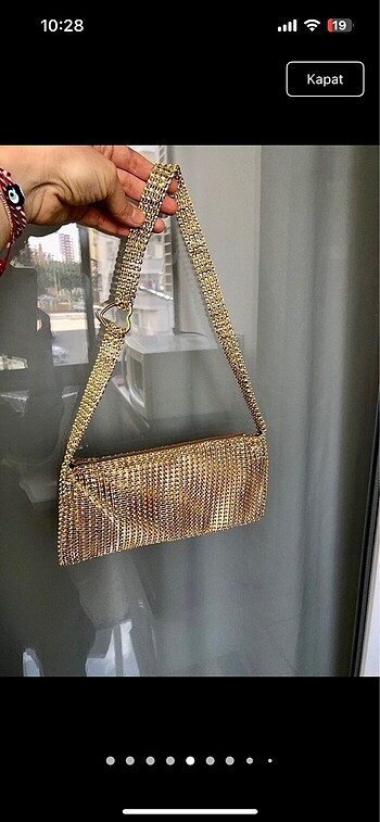 Gold çanta