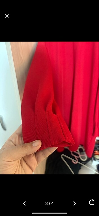 Zara Kırmızı elbise