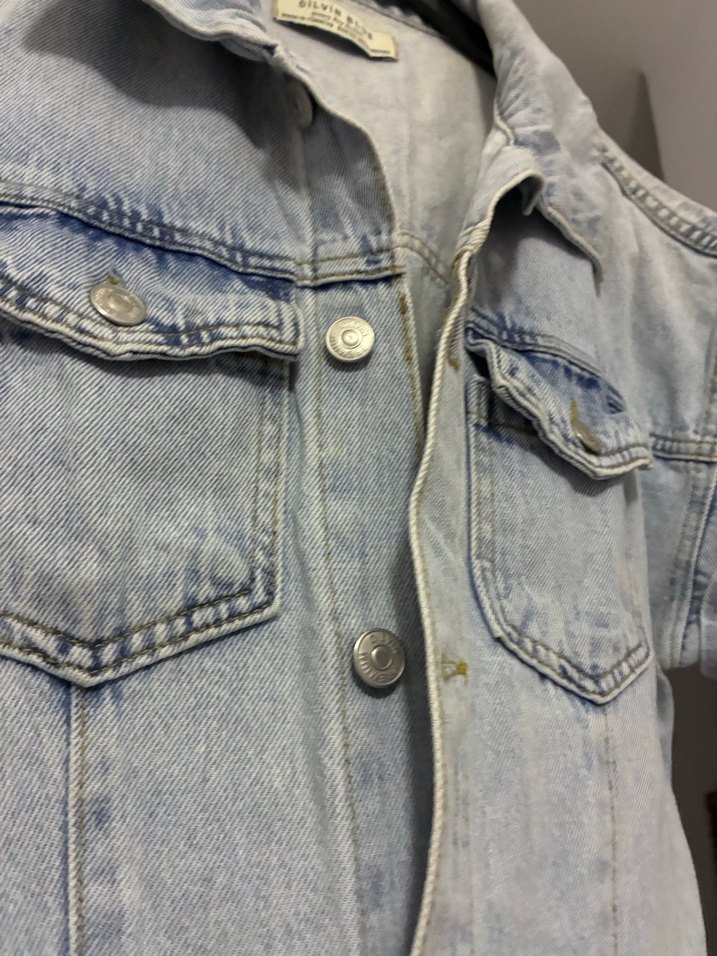 Kadın Mavi Denim Midi Tulum - Görsel 2