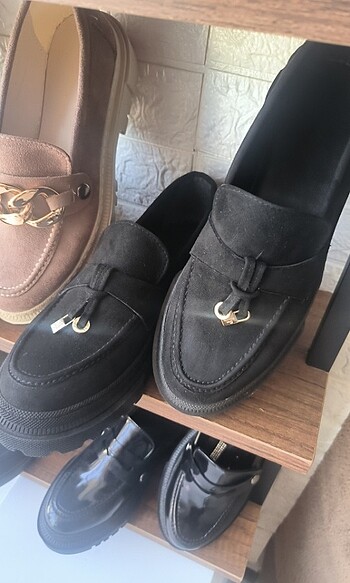Loafer siyah ayakkabı