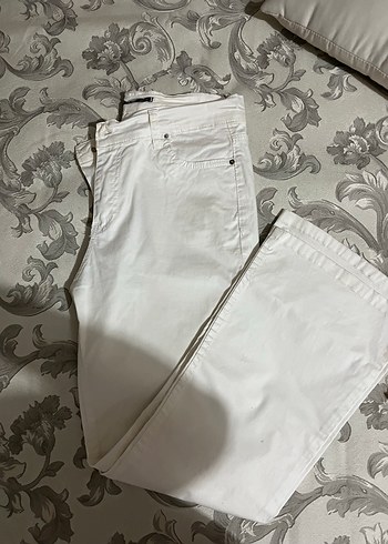 Beyaz Midi Boy Regular Fit Kot