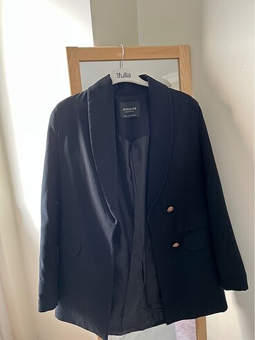 Siyah blazer ceket