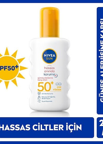 Nivea Sun Hassas Ciltler SPF 50+ Güneş Koruyucu