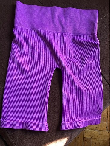 s Beden mor Renk Urban biker spor şort tayt