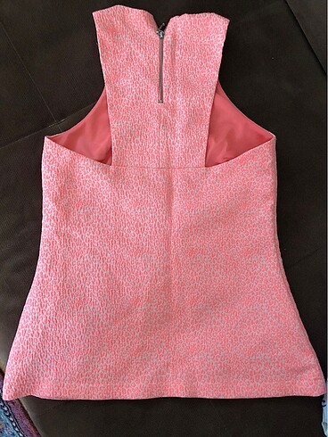 Zara neon turuncu bluz