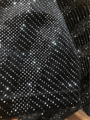 Kadife simli elbise #yeniyıl #yılbaşı - Görsel 5