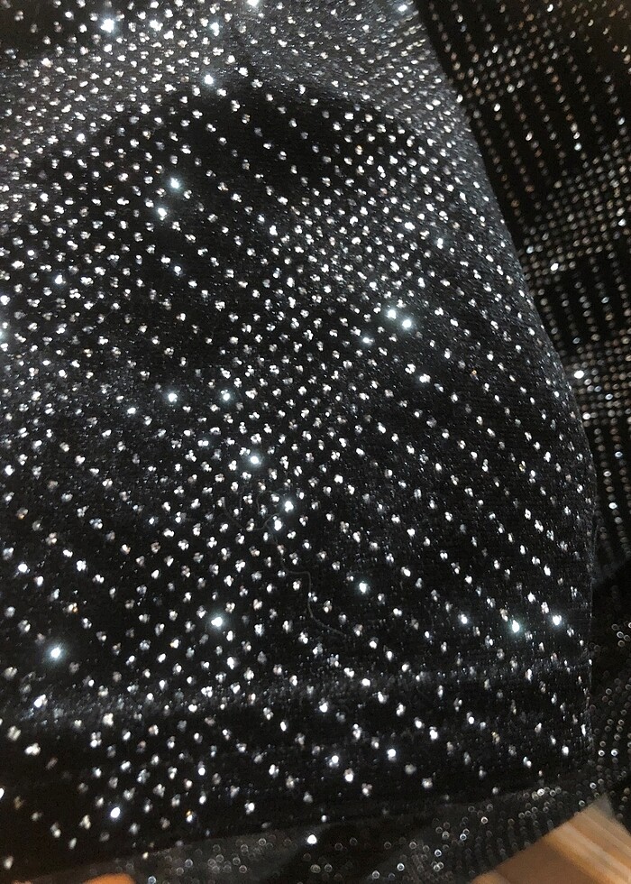 Kadife simli elbise #yeniyıl #yılbaşı - Görsel 5