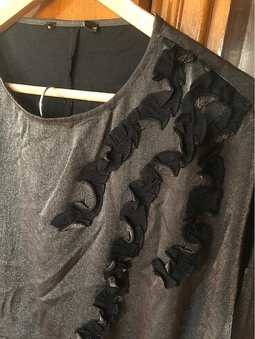 Siyah simli parlak ikili takım - Görsel 4