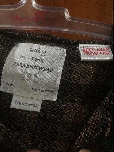 ZARA BABY Ekose Panço, palto - Görsel 10