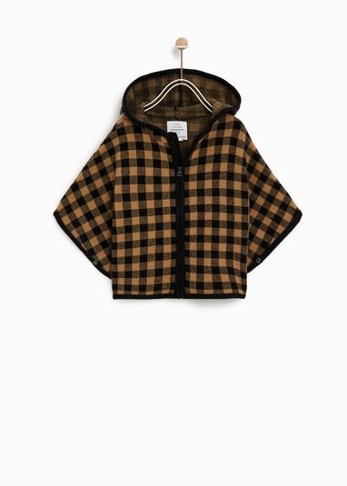 ZARA BABY Ekose Panço, palto - Görsel 2