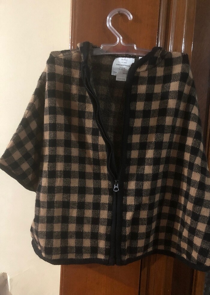 ZARA BABY Ekose Panço, palto - Görsel 4