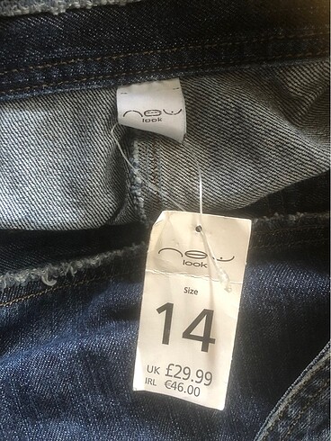 NEW LOOK Jean şort salopet - Görsel 7