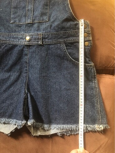 NEW LOOK Jean şort salopet - Görsel 5