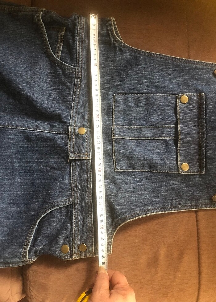 NEW LOOK Jean şort salopet - Görsel 3