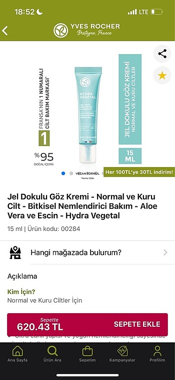 Beden Renk yves rocher