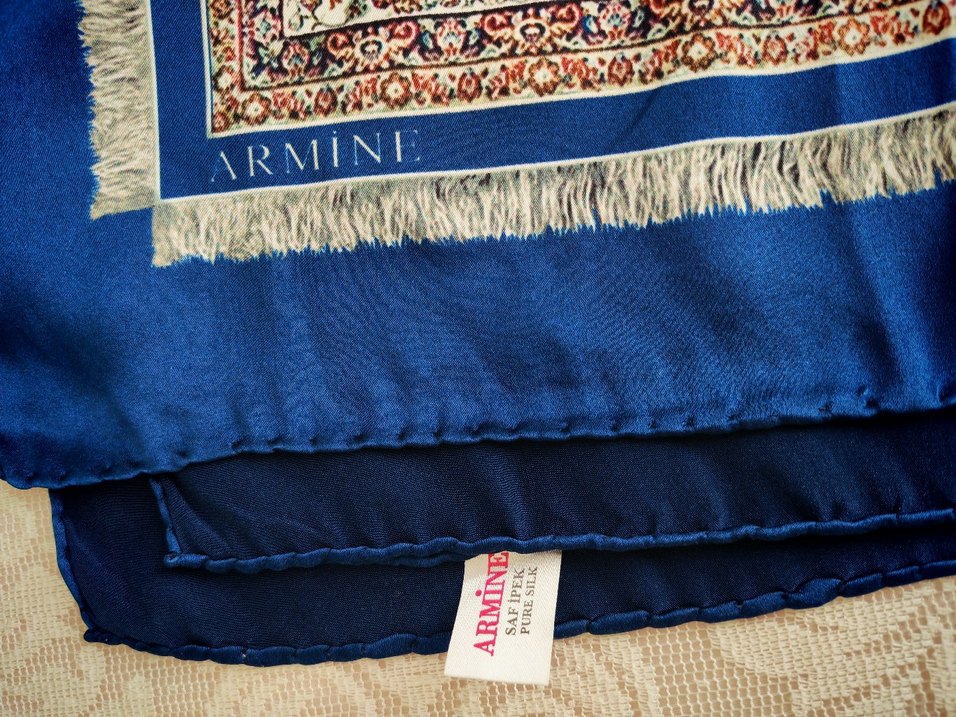 Azmine İpek Kadın eşarp - Görsel 2