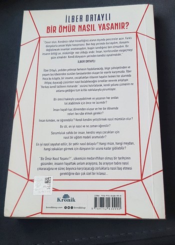 İlber Ortaylı - Bir Ömür Nasıl Yaşanır? - Görsel 2