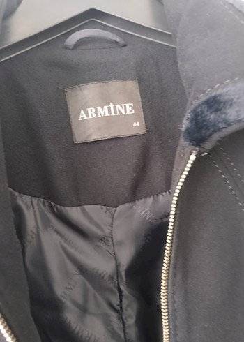 Siyah Kadın Uzun Fermuarlı Kaban - Görsel 6