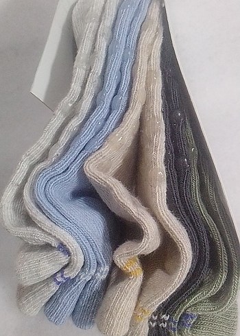 LCW WAİKİKİ MARKA 2_3 YAŞ 22_24 AYAK NO İÇİN 5 ÇİFT SIFIR BABET - Görsel 6