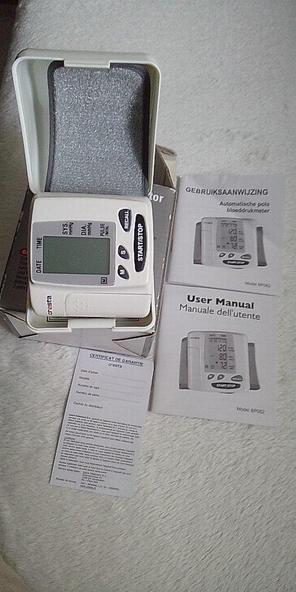 Cresta BP082 Dijital Tansiyon Ölçer,, Hollanda dan geldi, - Görsel 4