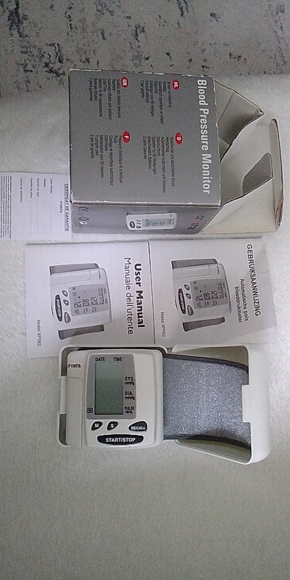 Cresta BP082 Dijital Tansiyon Ölçer,, Hollanda dan geldi, - Görsel 3