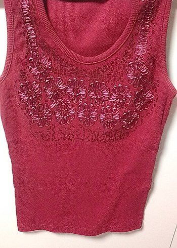 Kızlar için Bordo Dantelli gül motifli kurdele,pul payetişlemeli - Görsel 4